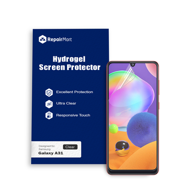 Samsung Galaxy A31 Compatible Premium Hydrogel Screen Protector With Full Coverage Ultra HD